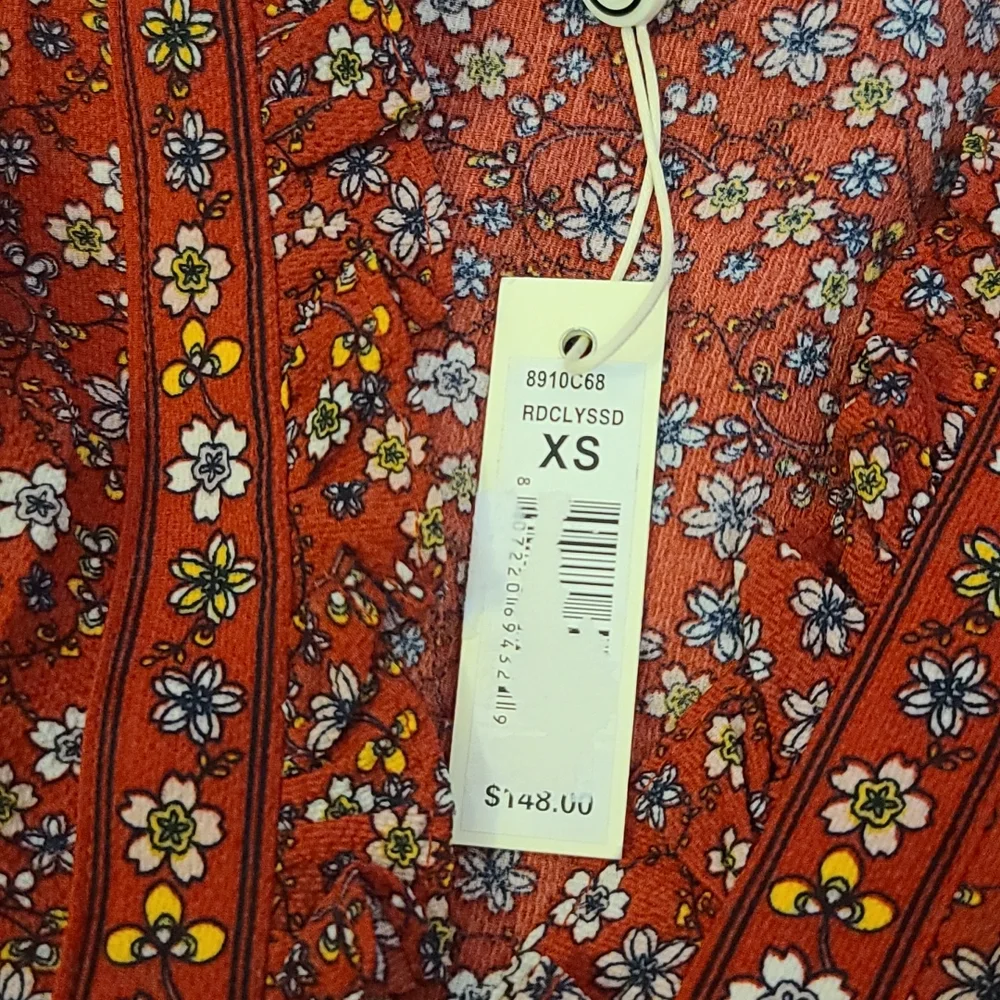 NWT Max Studio Red Ruffled Maxi Dress sz XS/S - Picture 11 of 11